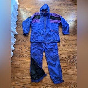 Blue and Purple Men's Jacket and Pants Set LLBean by SUNBUSTER